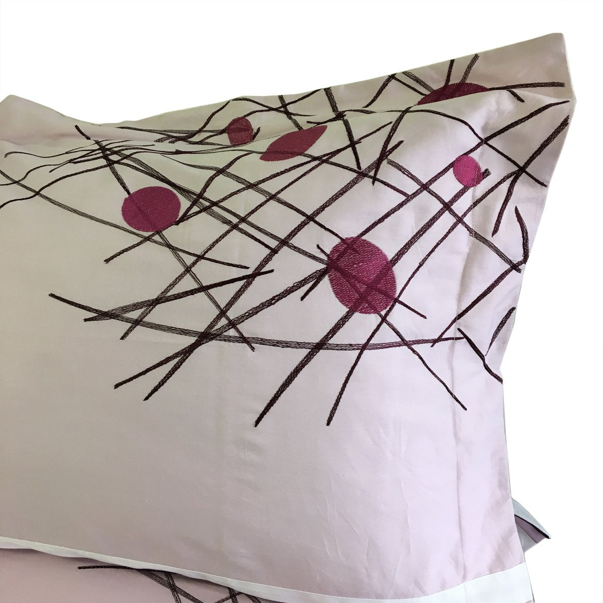 Cherry Embroidered 3-Piece Duvet Cover Sets or Matching Extra Shams