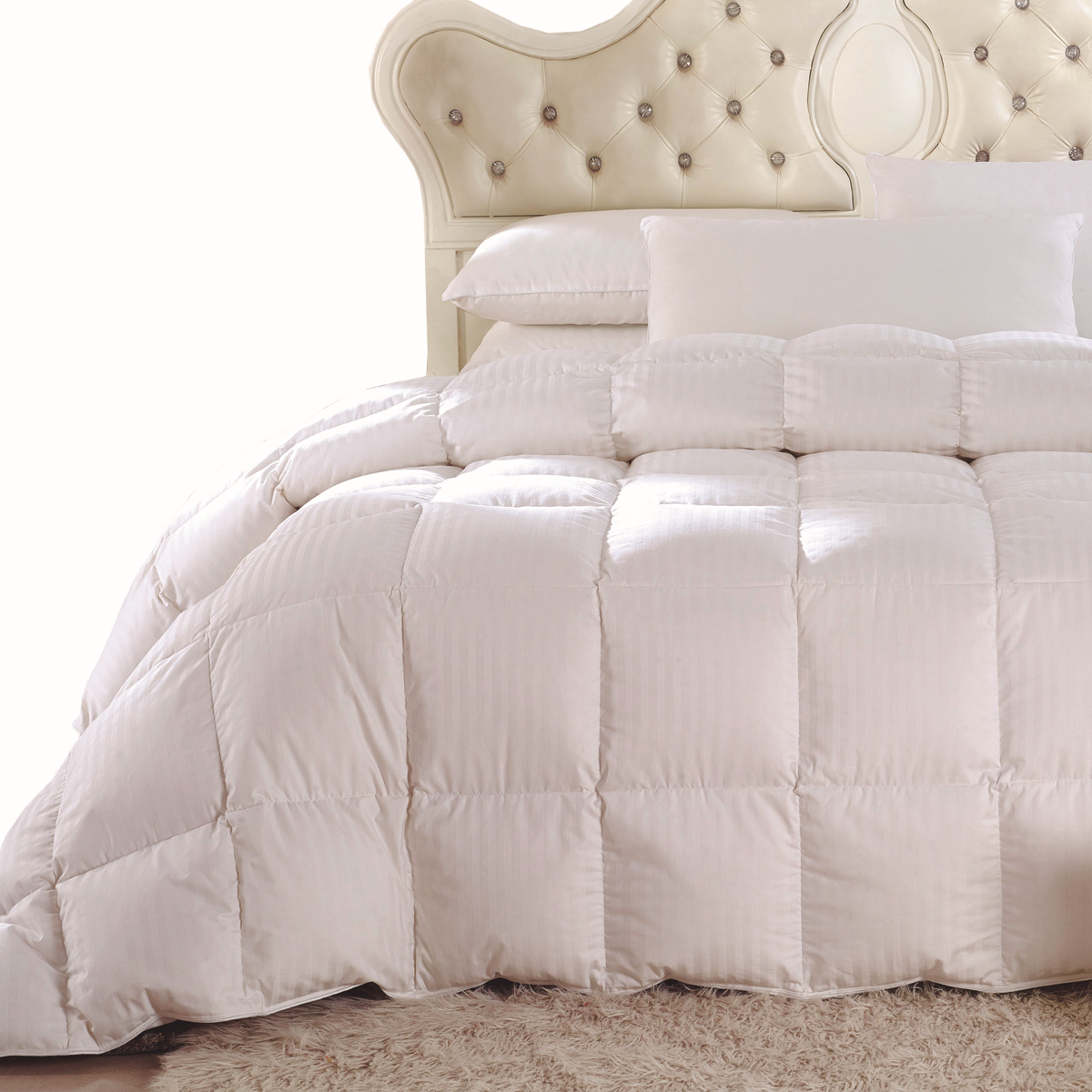 White Duck Down Comforter King Size Or California-King Duvet insert