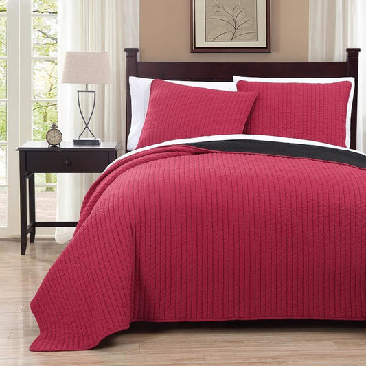 project runway oversized reversible quilted coverlet set