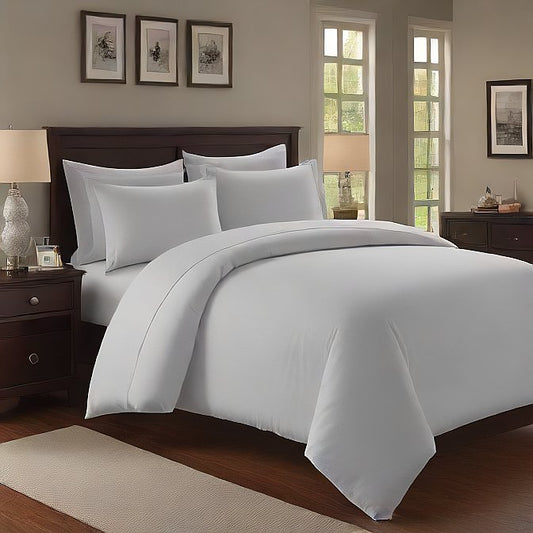 White Pima Cotton Sheet Set – 4 Piece Soft & Breathable Cotton