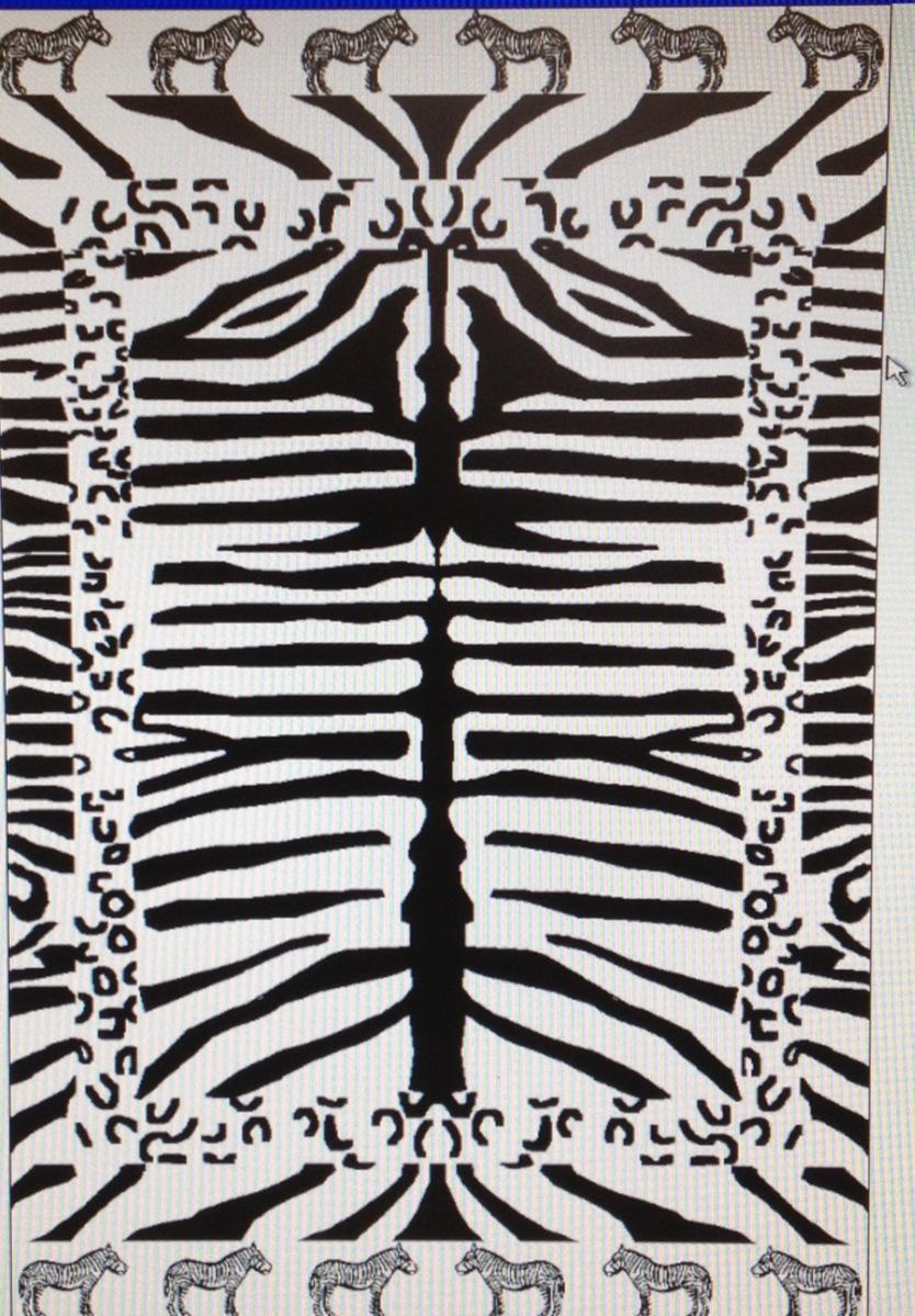 Jumbo Cotton Velour Jacquard Beach Towel (40"W x 70"L) Single