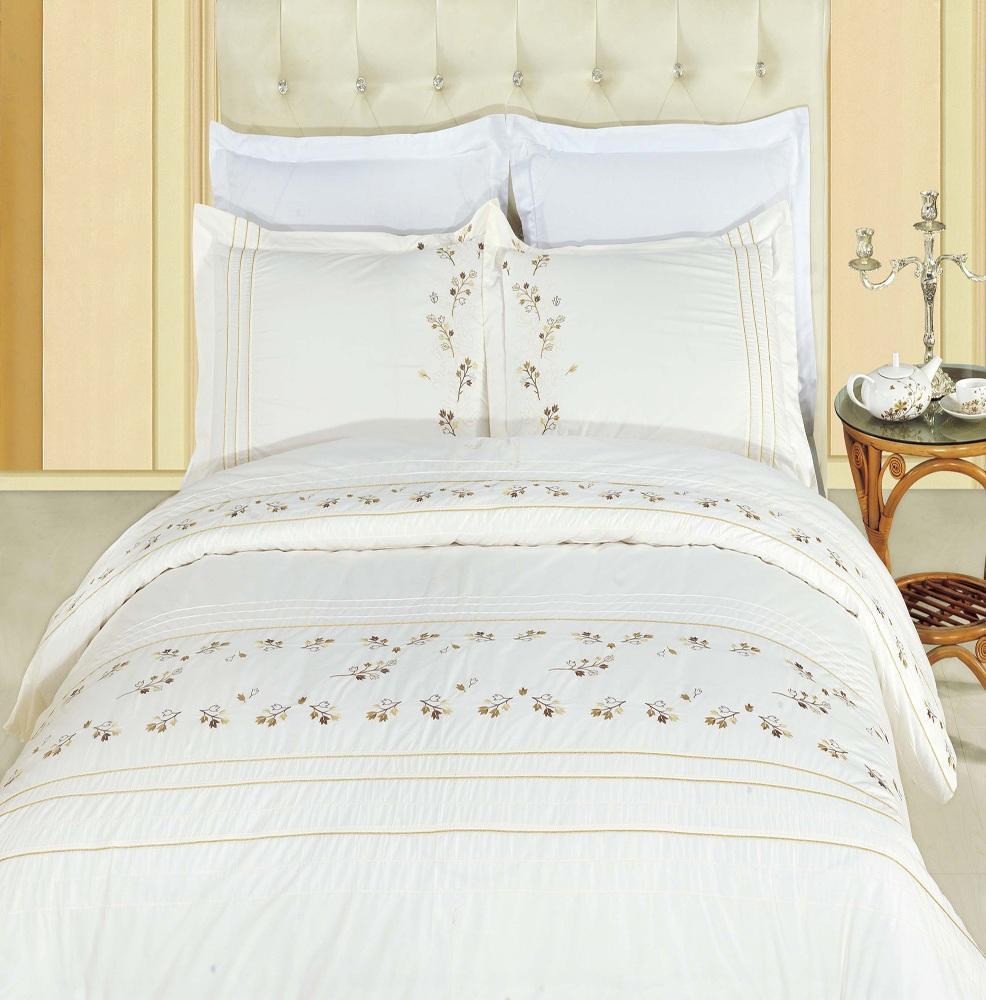 Tasneen 100% Cotton Embroidered Duvet Cover Sets