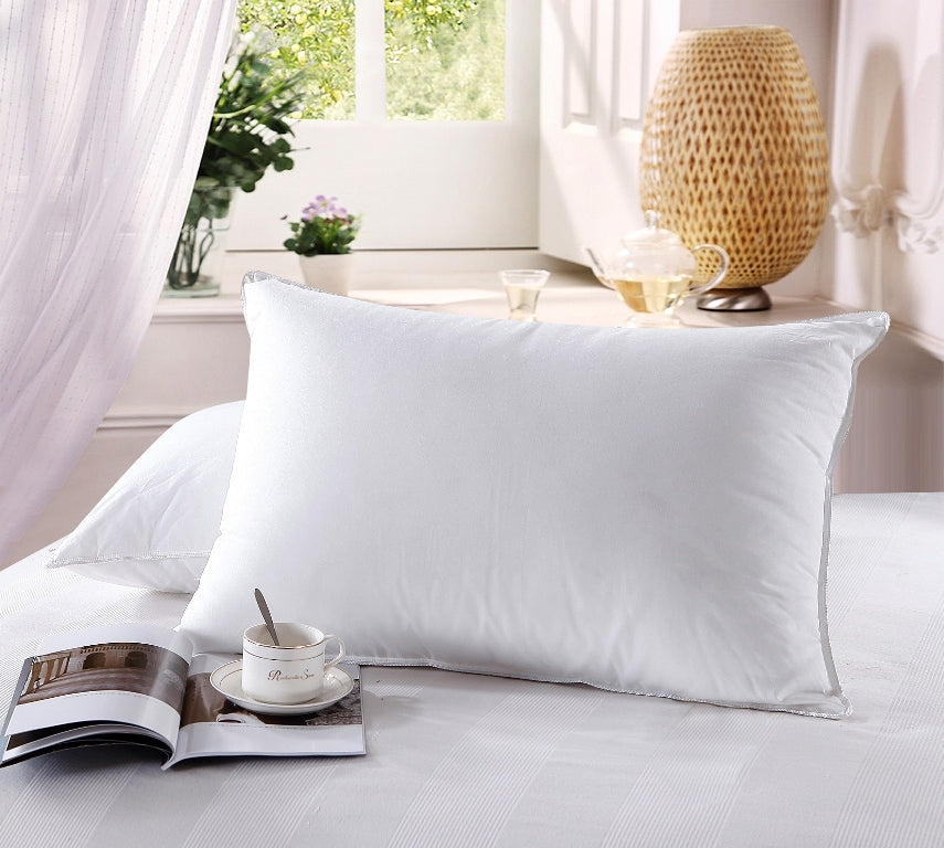 White Full Size Pillow Cases Egyptian Cotton 1000-TC