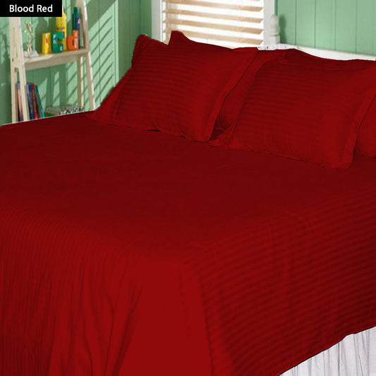 8 Inch Pocket Fitted Sheet Egyptian Cotton Red at-EgyptianHomeLinens.com