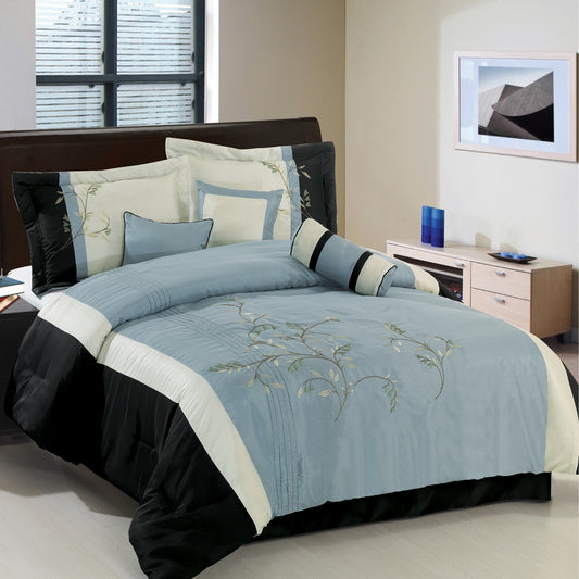 Santa Fe Gray 7-Piece comforter Set