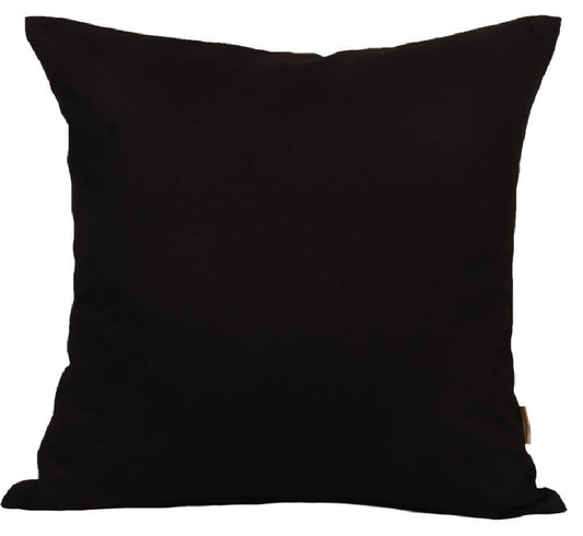 Twin-XL Black Pillow Shams Egyptian Cotton 1000TC - FREE Shipping