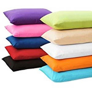 Body Size Orange Pillow Shams Egyptian Cotton 1000TC
