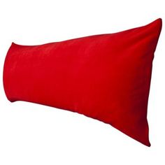 Body Size Red Pillow Shams Egyptian Cotton