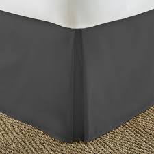 Shop for Egyptian Cotton Luxurious 1 PC Queen Size Bed Skirt Solid Gray