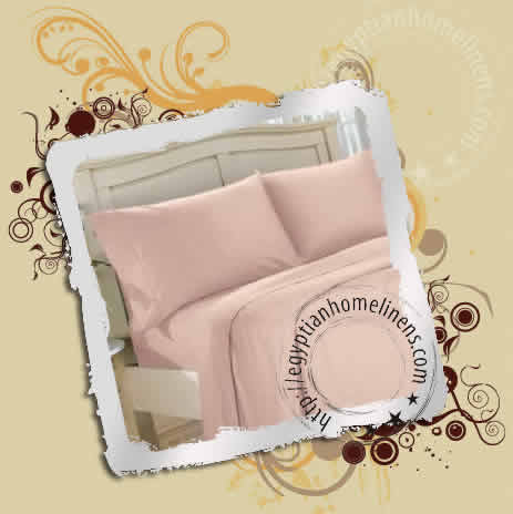 Full Peach Pillowcases Egyptian Cotton FREE Shipping - All Sizes