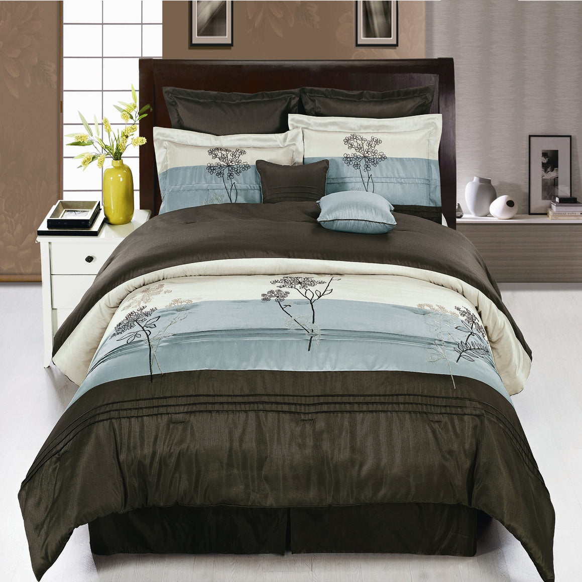 Portland Blue 8-Piece Comforter Set