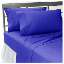 22 Inch Deep Pocket Fitted Sheet Royal Blue 1000TC