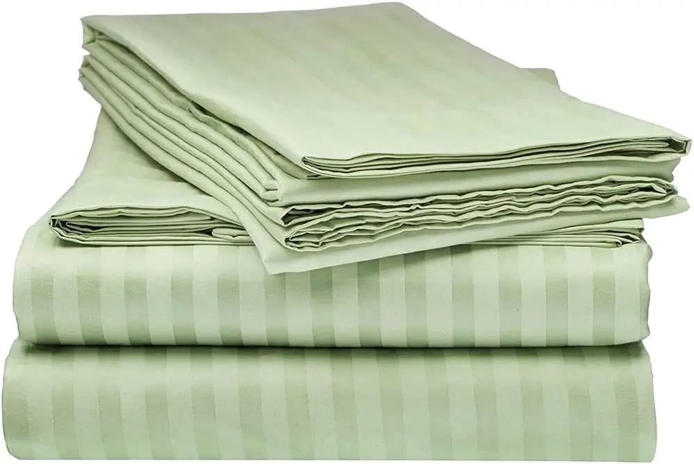 Buy 1000 Thread Count Solid Sage Color Egyptian Cotton Sheet Set at- Egyptianhomelinens.com