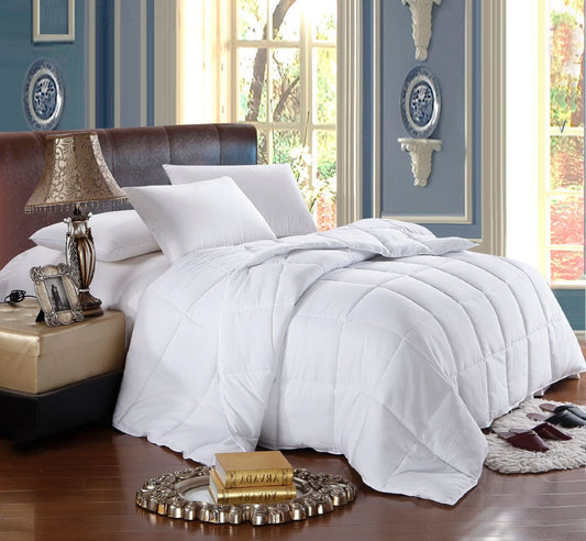 Comforter Cover King Size Egyptian Cotton 1PC White
